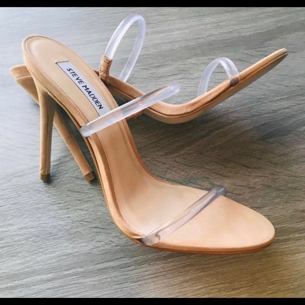 Steve Madden clear nude 8
